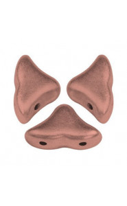 Les perles par Puca® Hélios beads Copper gold mat 00030/01780
